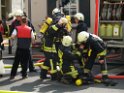 Kellerbrand mit Menschenrettung Koeln Brueck Hovenstr Olpenerstr P101